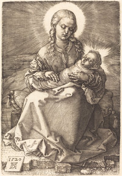 Die Jungfrau mit dem gewickelten Kind von Albrecht Dürer
