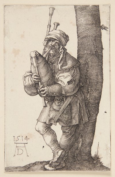 Der Dudelsackspieler von Albrecht Dürer