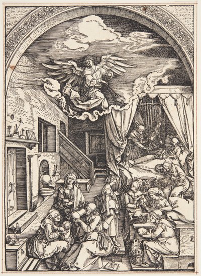 Die Geburt der Jungfrau von Albrecht Dürer