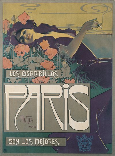 Cigarrillos Paris von Aleardo Villa
