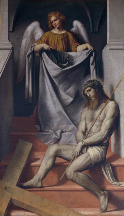 Leidensgeschichte Christi und Engel von Alessandro Bonvicino Moretto