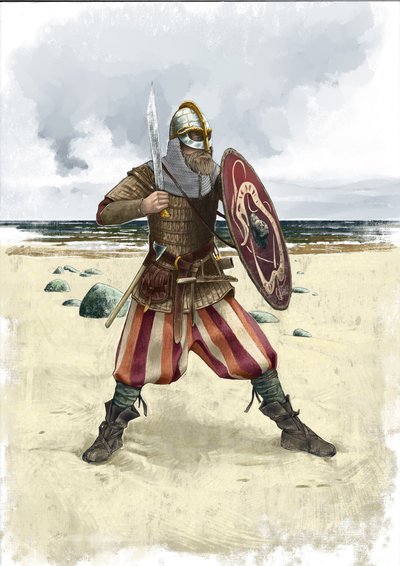 Wikingerkrieger von Alessandro Lonati