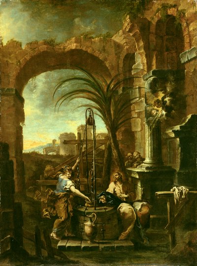 Christus und die Samariterin, 1705-10 von Alessandro Magnasco