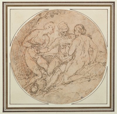 Lot und seine Töchter von Alessandro Turchi