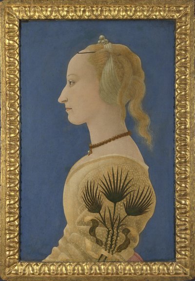 Porträt einer Dame, ca. 1465 von Alesso Baldovinetti