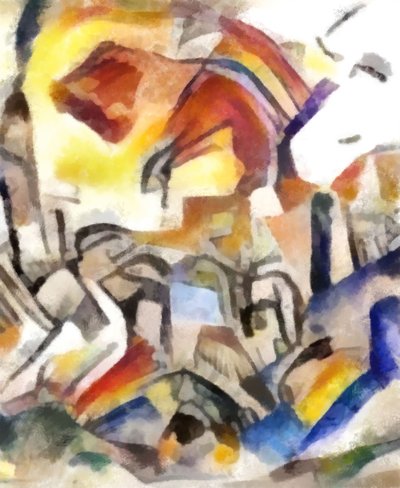 Über der Stadt, 2016 von Alex Caminker