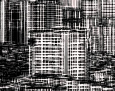 Struktur der Stadt, 2019 von Alex Caminker