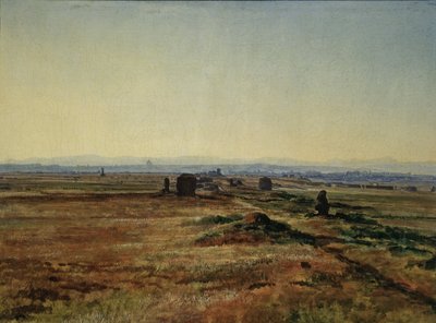 Via Appia bei Sonnenuntergang von Alexander Andreyevich Ivanov