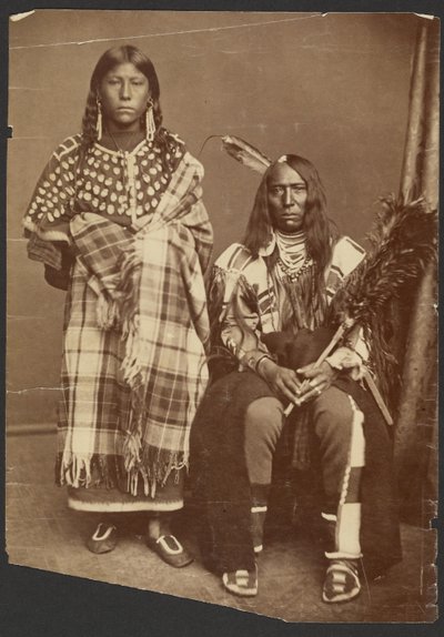 [Unidentifiziertes indianisches Paar] von Alexander Gardner