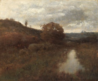 Herbstlandschaft und Teich von Alexander H. Wyant