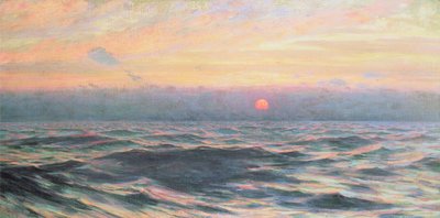 Sonnenuntergang, um 1900 von Alexander Harrison