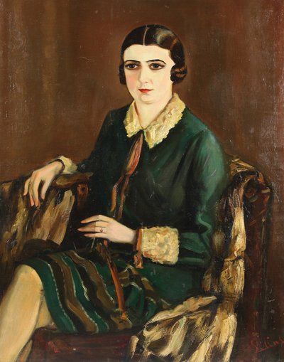 Porträt von Lilya Brik 1891-1978, 1921 von Alexander Silins