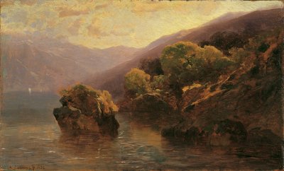 Partie vom Genfer See von Alexandre Calame