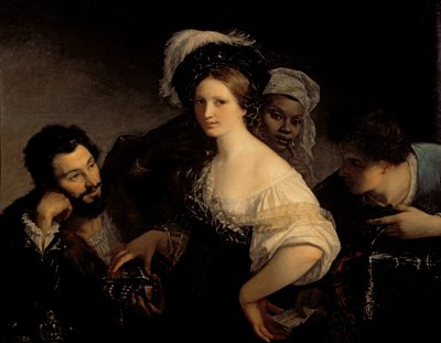 Die junge Kurtisane, 1821 von Alexandre Francois Xavier Sigalon