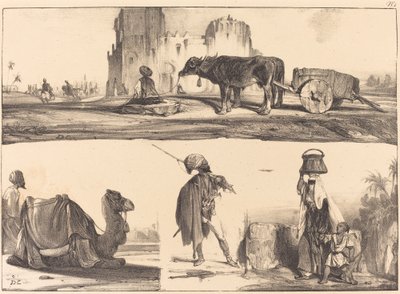 Orientalische Vignetten von Alexandre Gabriel Decamps