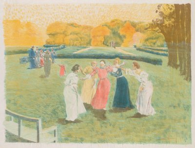 Le Colin-Maillard, 1897 von Alexandre Lunois