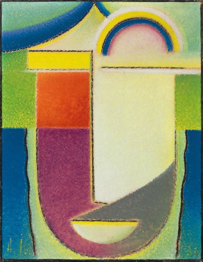 Abstrakter Kopf: Ostern, 1933 von Alexej von Jawlensky