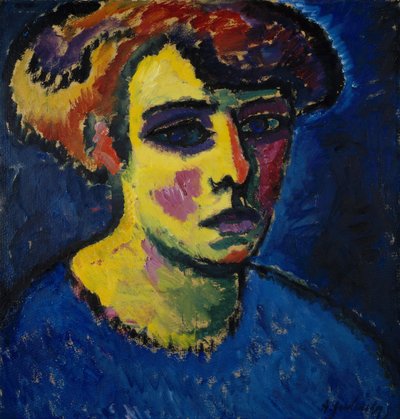 Kopf einer Frau, 1911 von Alexej von Jawlensky