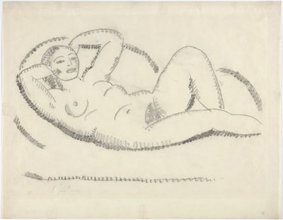 Liegender Akt von Alexej von Jawlensky