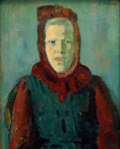 Mädchen mit Haube von Alexej von Jawlensky