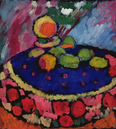 Mit rundem Tisch von Alexej von Jawlensky