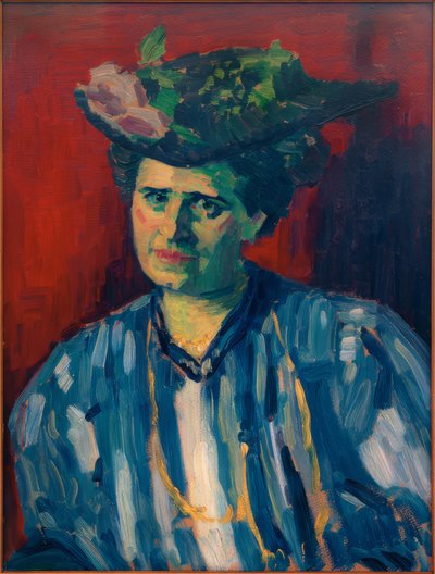 Porträt Hedwig Kubin von Alexej von Jawlensky