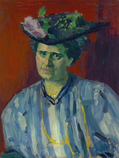 Porträt Hedwig Kubin von Alexej von Jawlensky