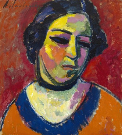 Porträt einer Frau von Alexej von Jawlensky