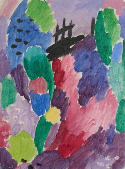 Roter Pfad, St. Prex von Alexej von Jawlensky