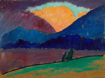 Sommerabend in Murnau von Alexej von Jawlensky