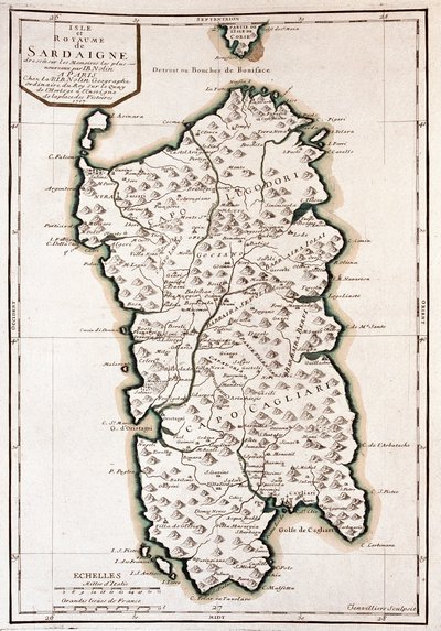 Sardinien, Italien von Alexis Hubert Jaillot