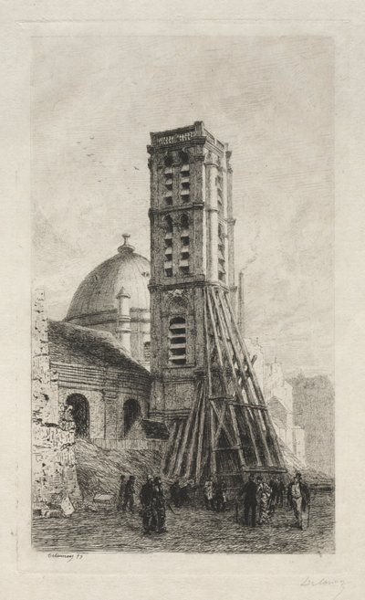 Die Kirche Saint-Roch von Alfred Alexandre Delauney