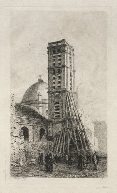 Die Kirche Saint-Roch von Alfred Alexandre Delauney