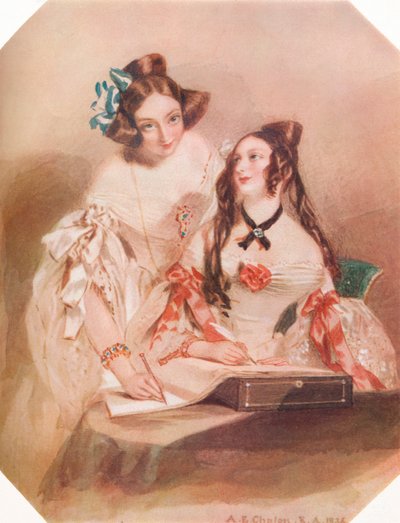 Das Album, 1836, 1924 von Alfred Chalon