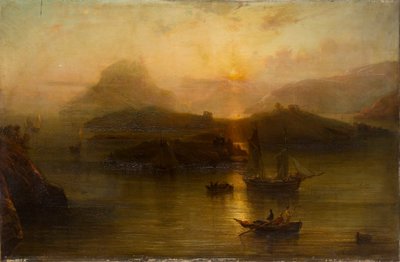 Wicklow Head und Blackrock Castle, 1827-1883 von Alfred Clint