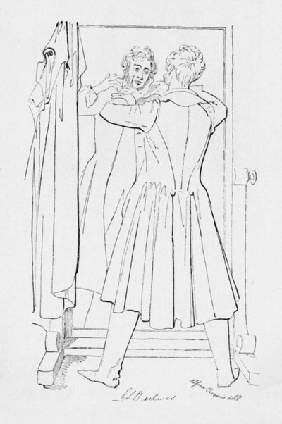 Edward Bulwer, Lord Lytton, um 1835, 1904 von Alfred Crowquill