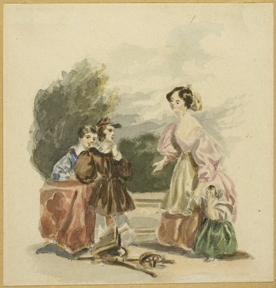 Das kaputte Spielzeug von Alfred Edward Chalon
