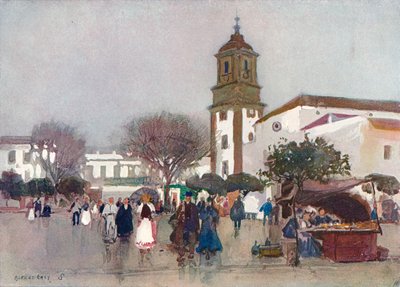 Die Kathedrale, Algeciras, um 1910 von Alfred East