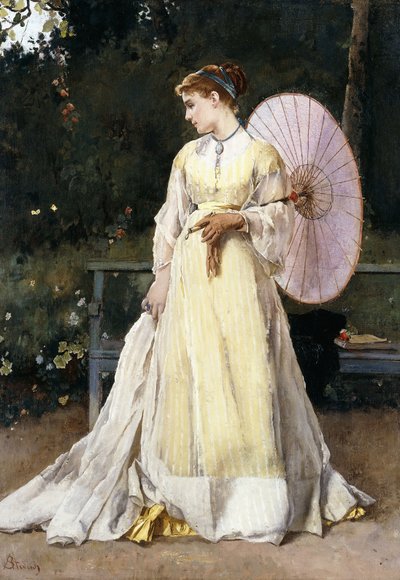 Auf dem Land von Alfred Emile Stevens