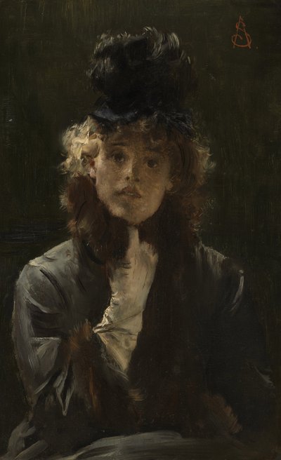Der Pariser Sphinx, ca. 1880 von Alfred Emile Stevens
