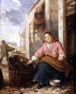 Newhaven Fischverkäuferin von Alfred H. Green