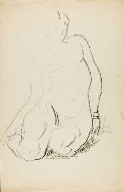 Sitzender Akt von Alfred H. Maurer