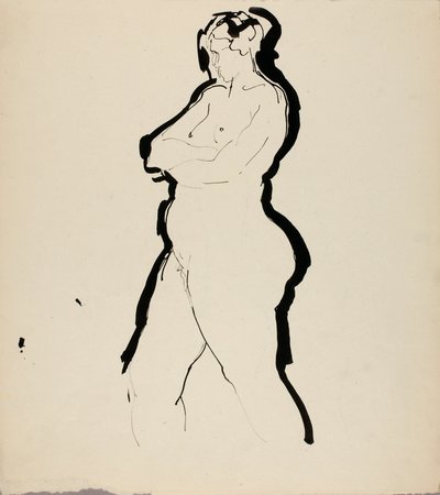 Stehender Akt von Alfred H. Maurer