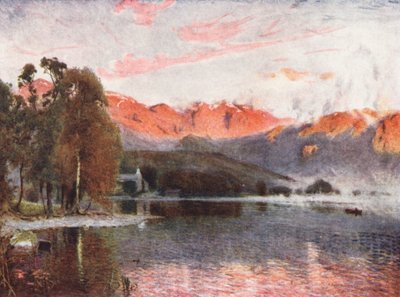 Lake District: Morgendämmerung, Coniston von Alfred Heaton Cooper