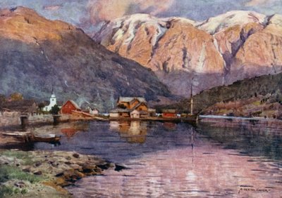 Ulvik, Hardangerfjord von Alfred Heaton Cooper