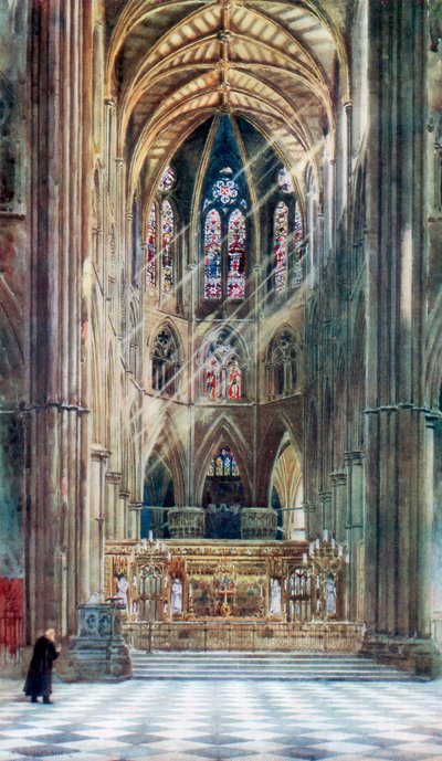 Westminster Abbey, London, 1902 von Alfred Hugh Fisher