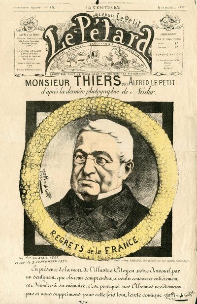 Titelblatt von „Le Pétard“ von Alfred Le Petit