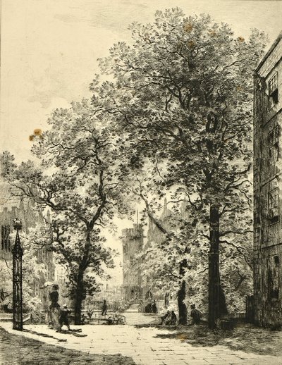 Fountain Court, Temple von Alfred Louis Brunet Debaines