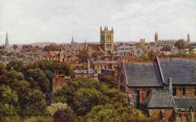 Cambridge, vom Castle Hill von Alfred Robert Quinton