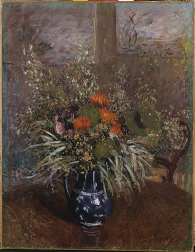 Ein Blumenstrauß von Alfred Sisley